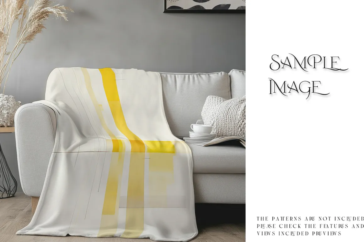 Throw Blanket Mockups