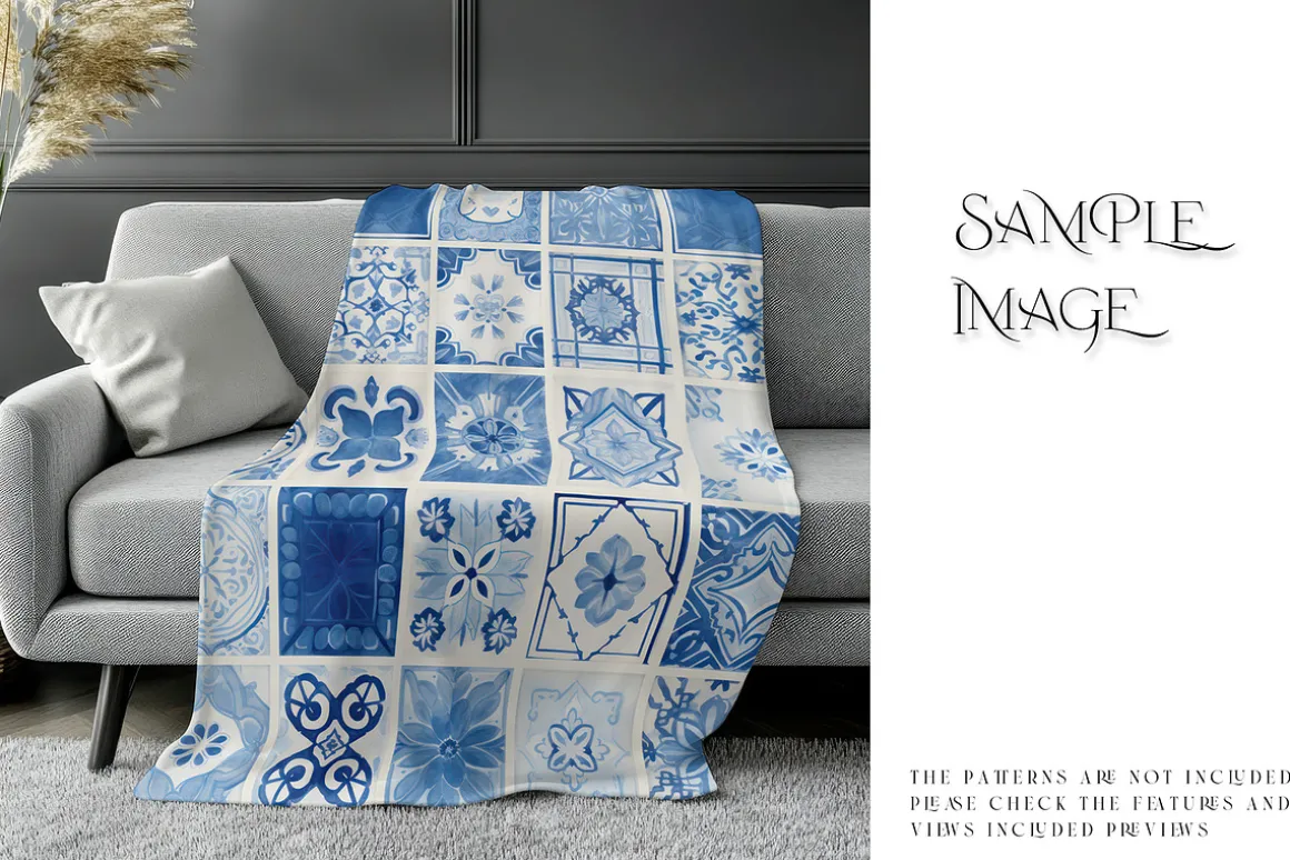 Throw Blanket Mockups