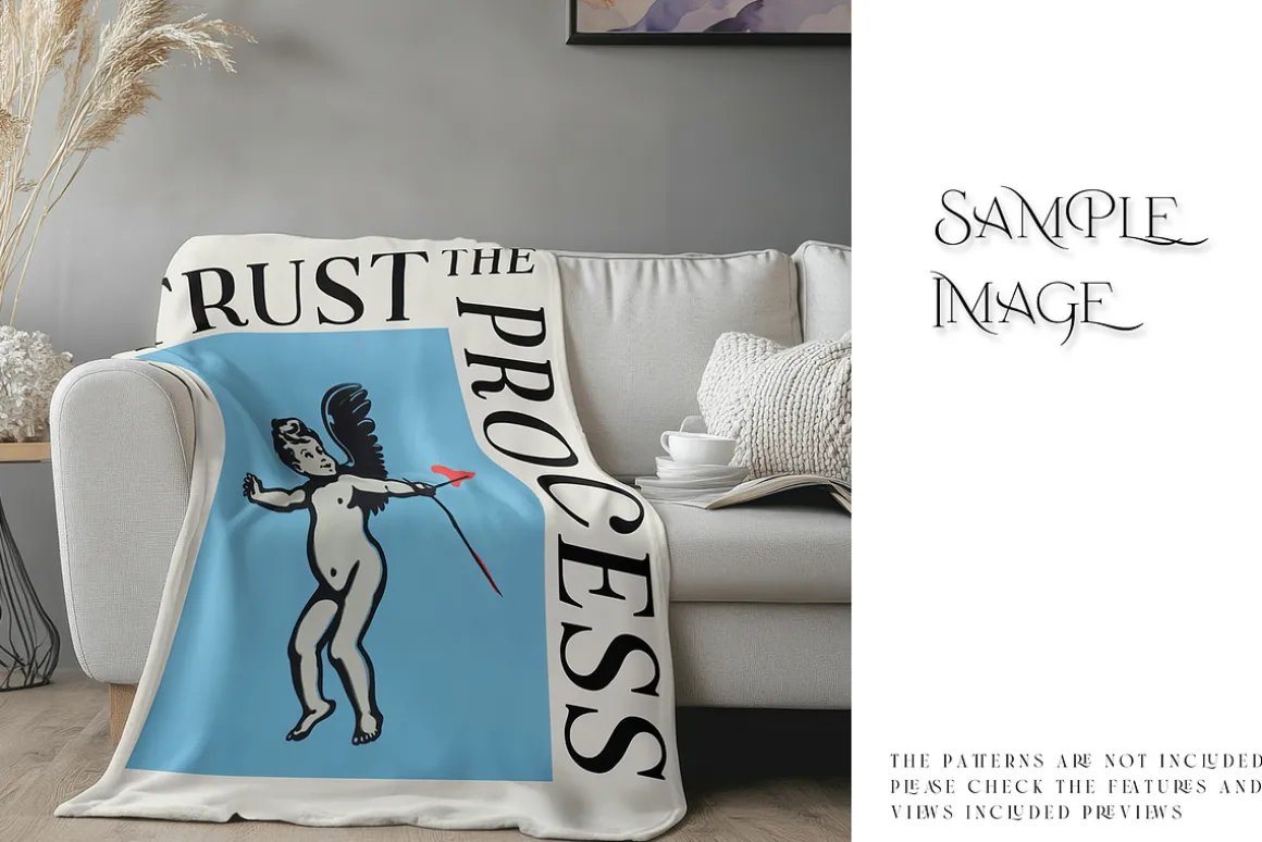 Throw Blanket Mockups