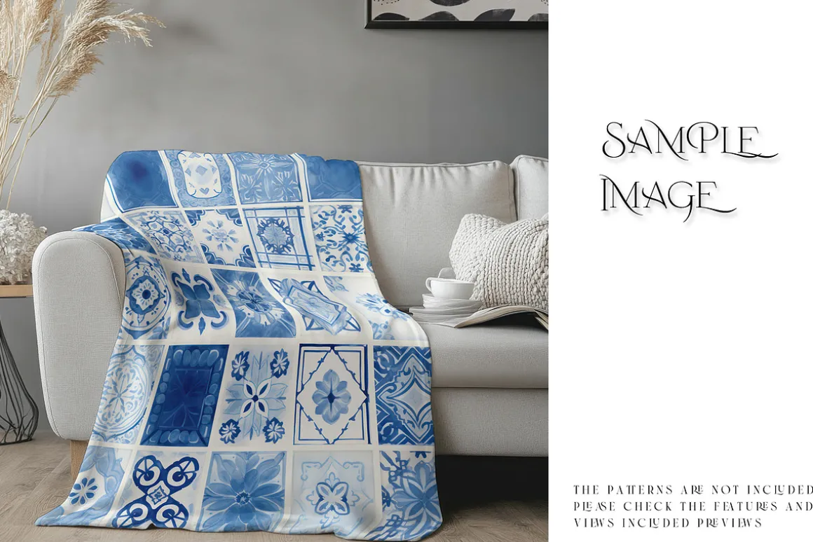 Throw Blanket Mockups