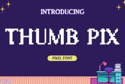 Thumbpix Pixel Font