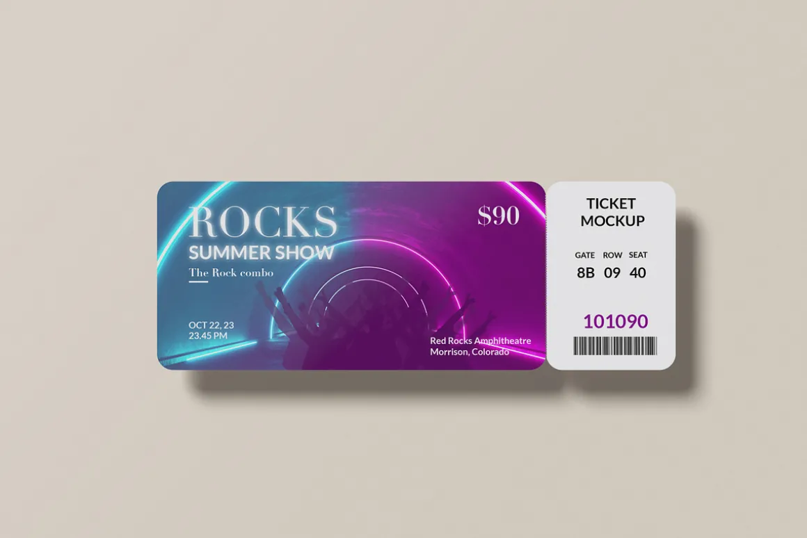 Ticket Mockup