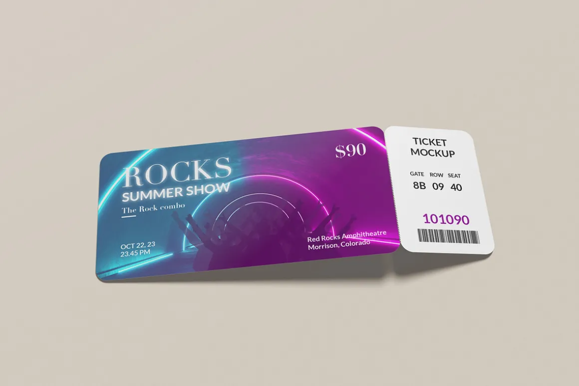 Ticket Mockup