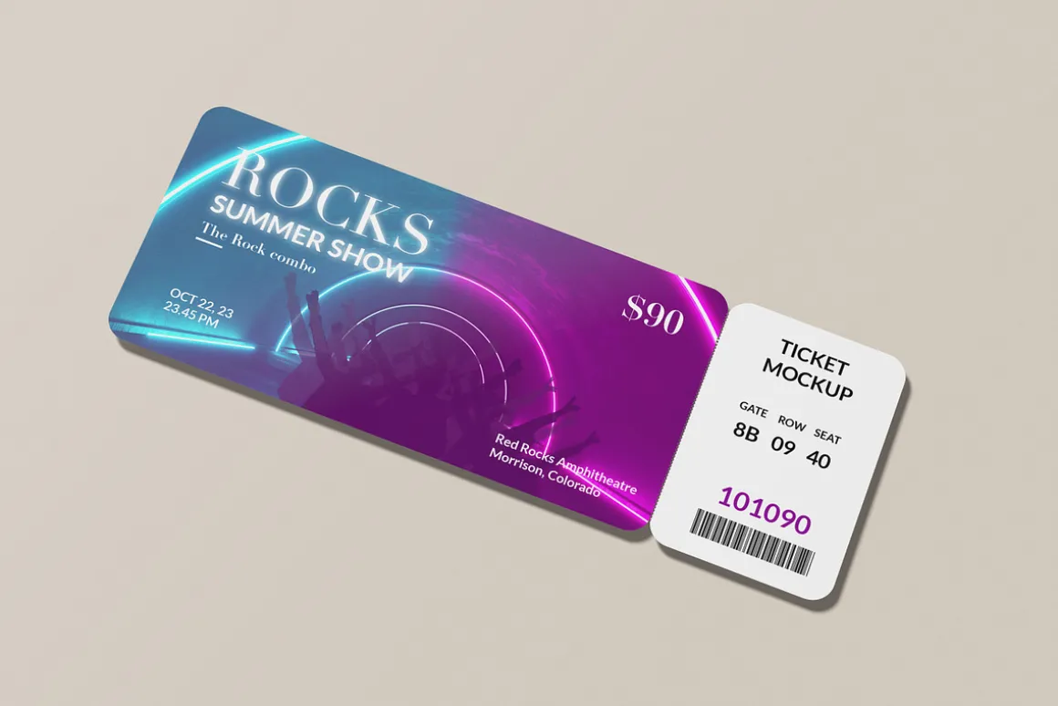 Ticket Mockup