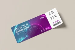 Ticket Mockup