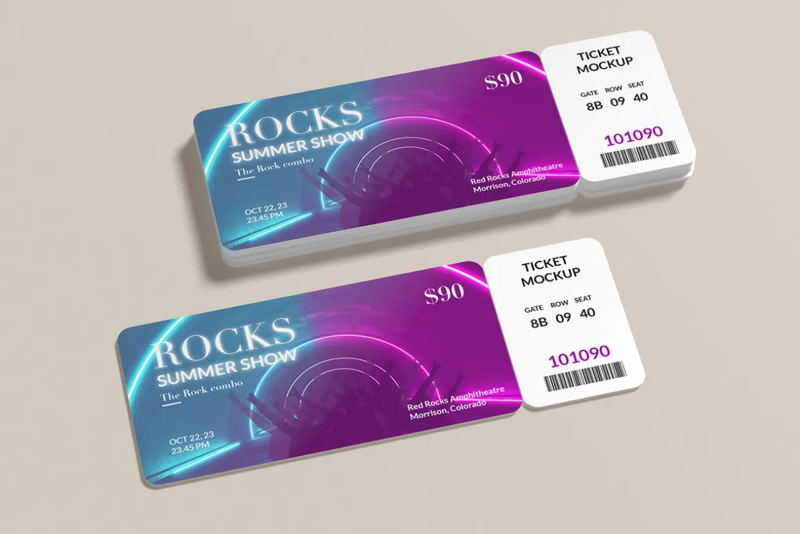 Ticket Mockup