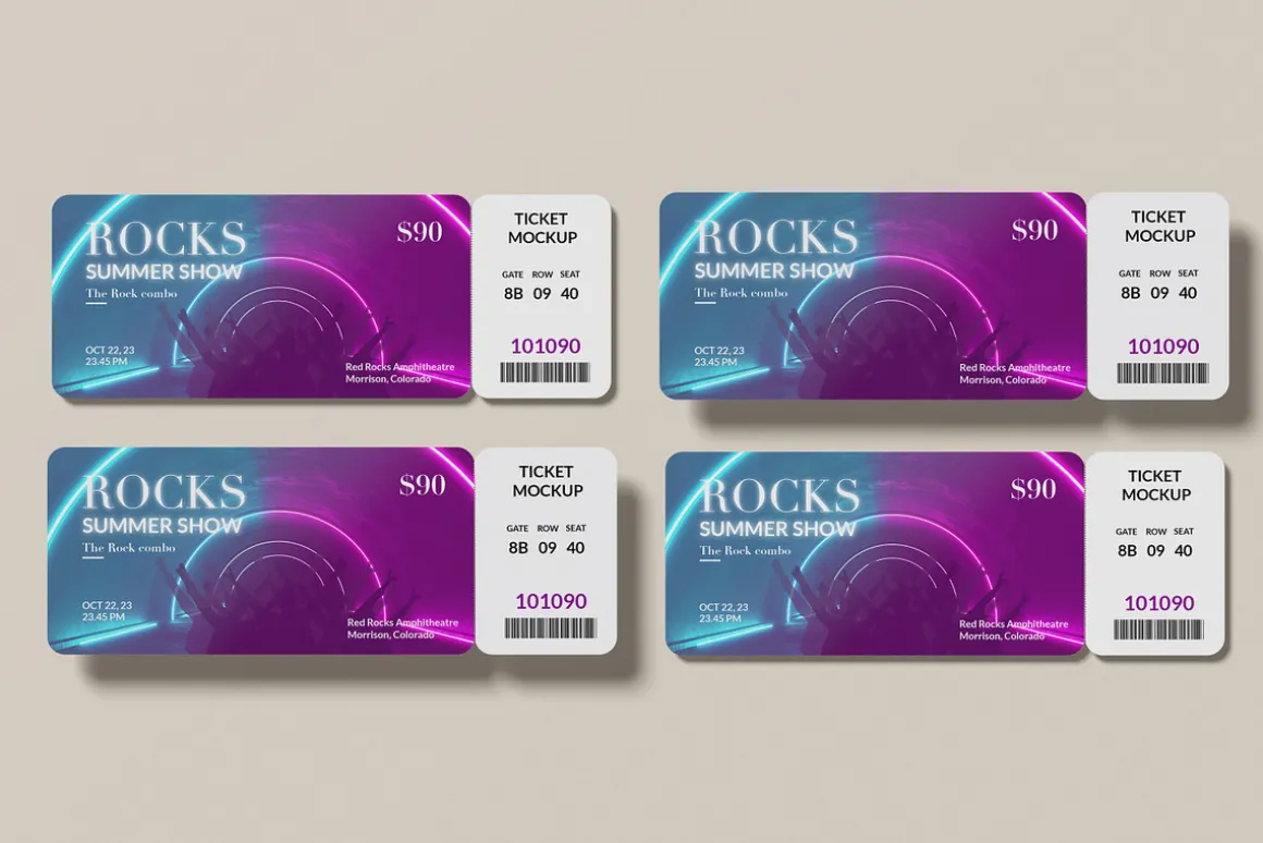 Ticket Mockup