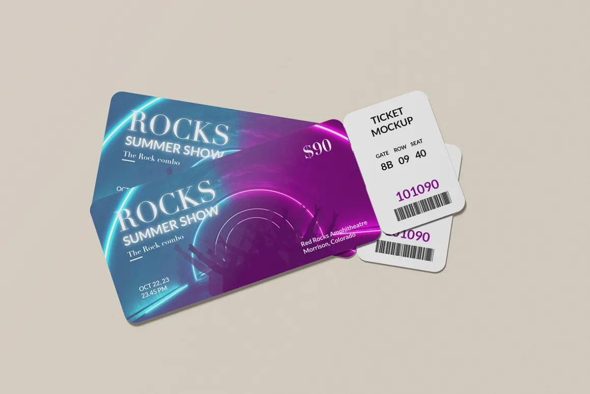 Ticket Mockup