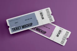 Tickets Mockup Set - 17 styles