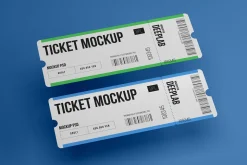 Tickets Mockup Set - 17 styles