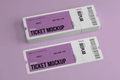 Tickets Mockup Set - 17 styles