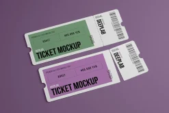 Tickets Mockup Set - 17 styles