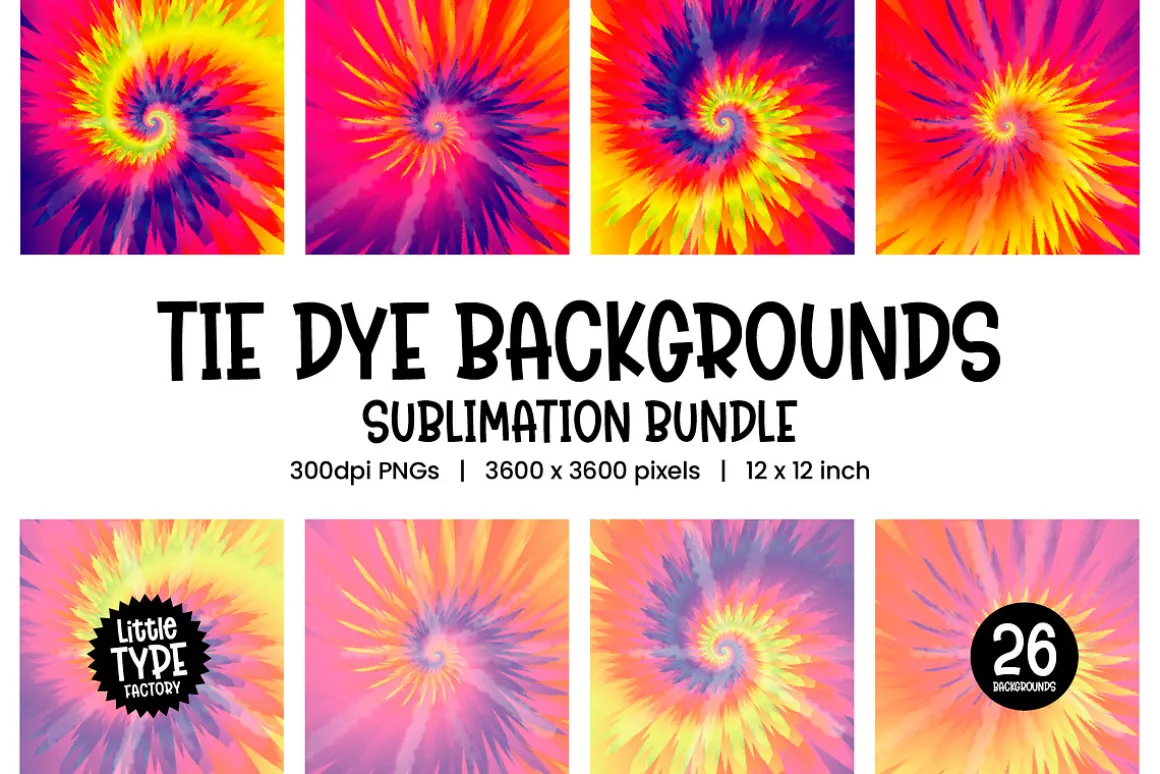 TIE DYE BACKGROUNDS