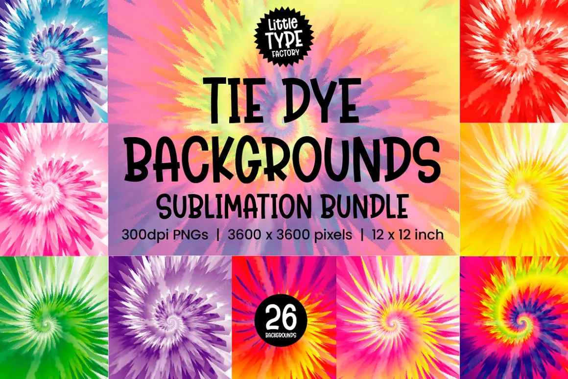 TIE DYE BACKGROUNDS