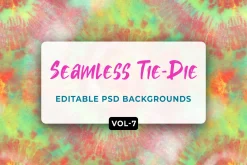 Tie Dye Seamless Patterns Vol- 07