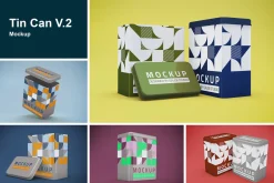 Tin Can V.2 Mockup