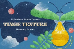 Tinge Texture Photoshop Brushes