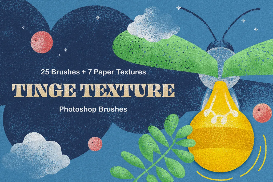 Tinge Texture Photoshop Brushes