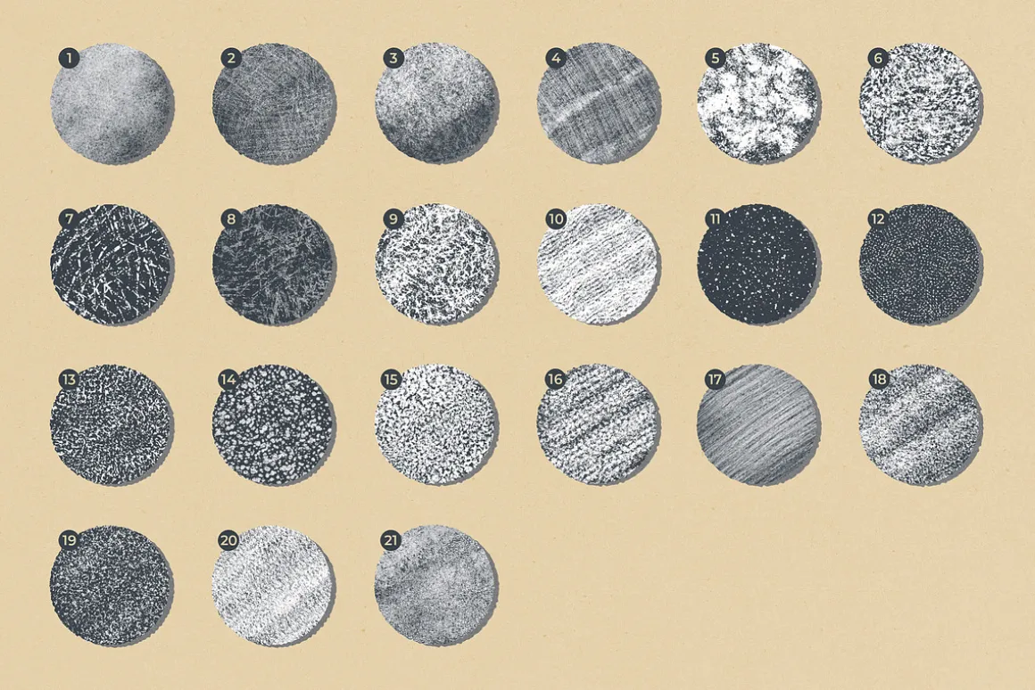 Tinge Texture Photoshop Brushes