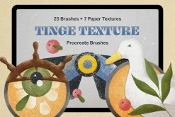 Tinge Texture Procreate Brushes