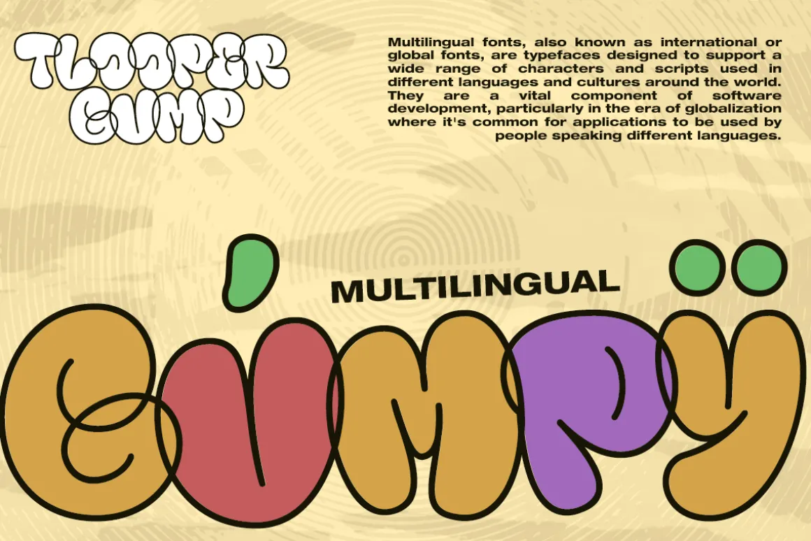 Tlooper Gump - Bubble Graffiti Style