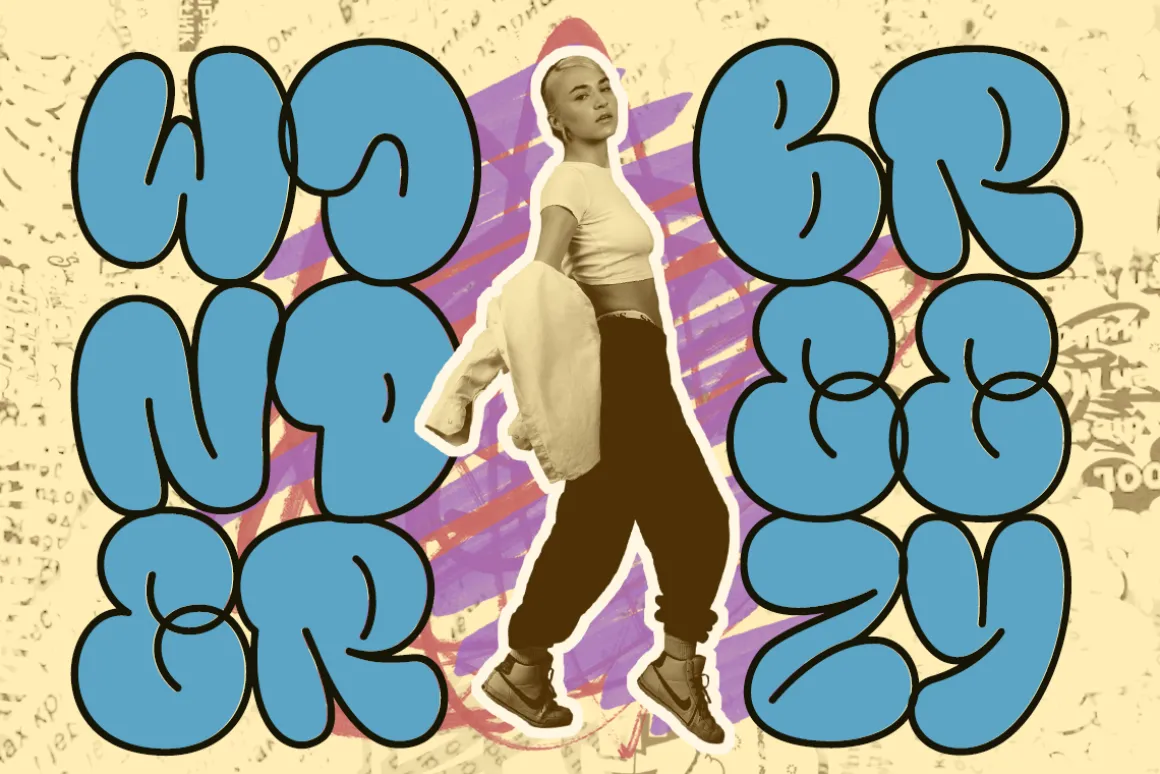 Tlooper Gump - Bubble Graffiti Style