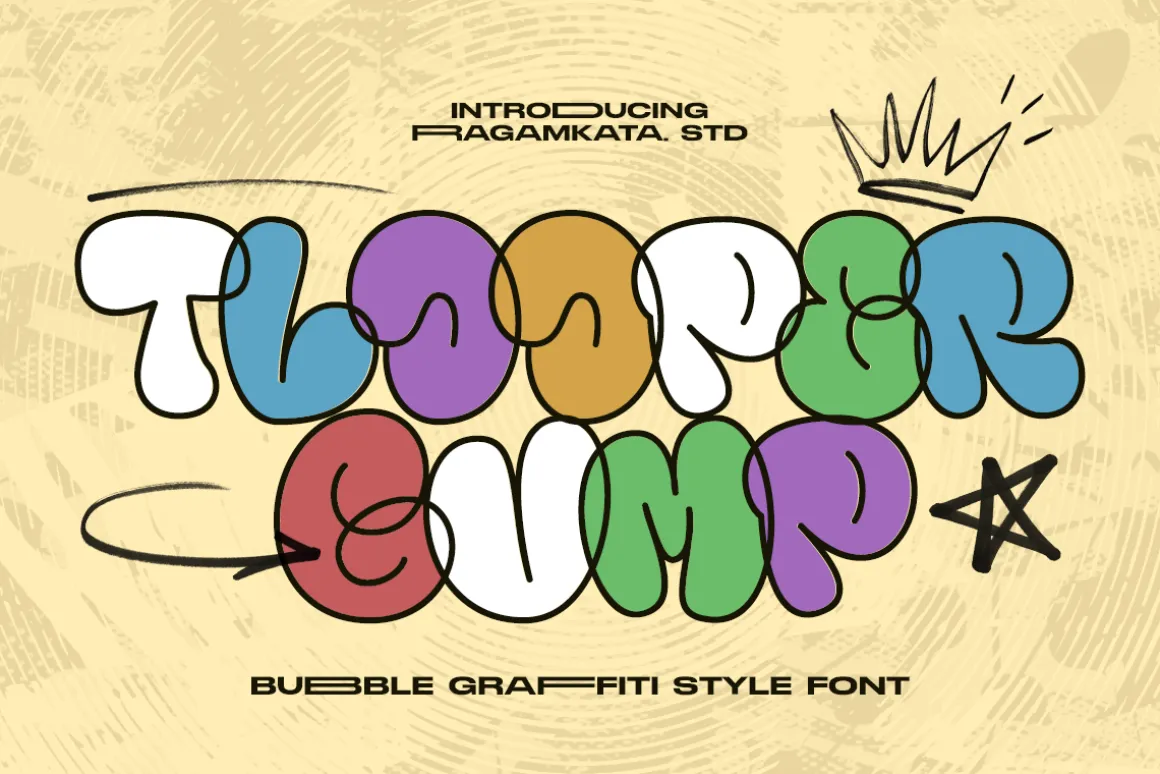 Tlooper Gump - Bubble Graffiti Style