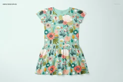 Toddler Rib Dress Mockup Set