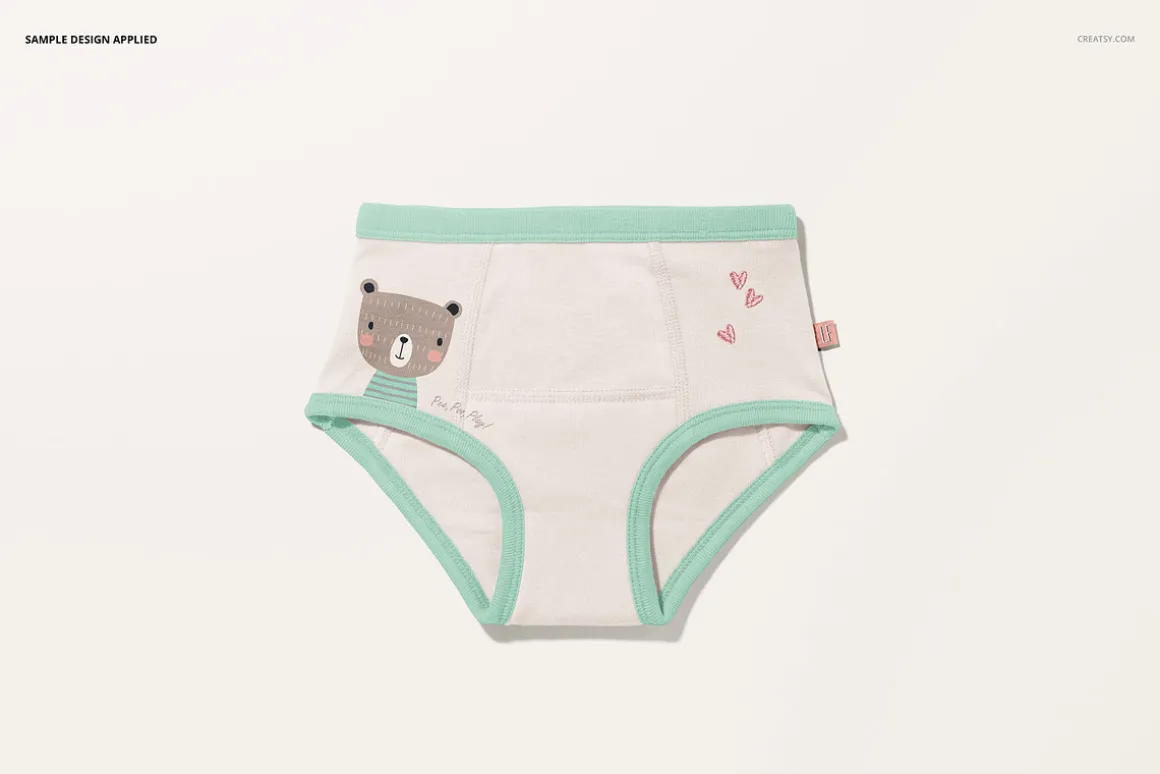 Toddler Training Pants Mockup Set