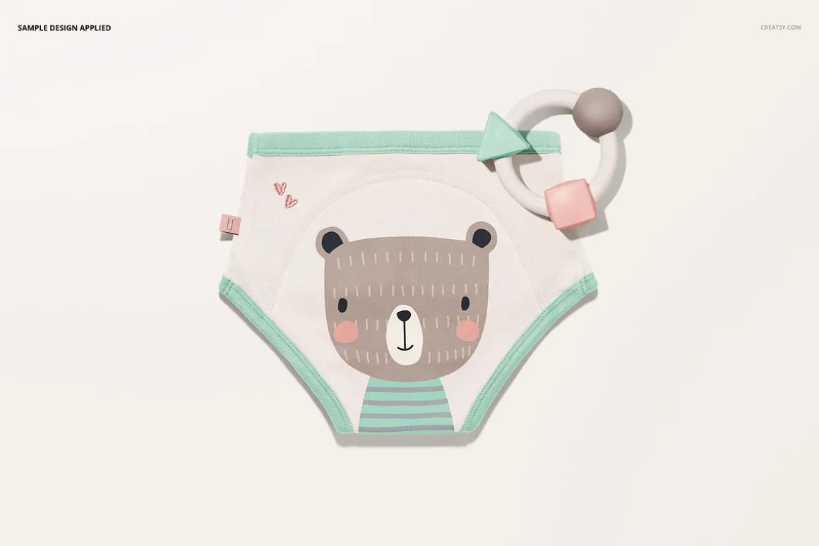 Toddler Training Pants Mockup Set