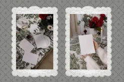 Toile De Noel Christmas Mockup