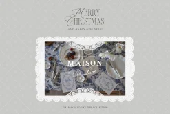 Toile De Noel Christmas Mockup