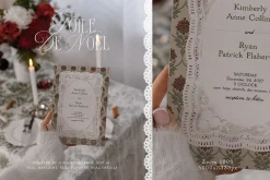 Toile De Noel Christmas Mockup