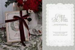Toile De Noel Christmas Mockup