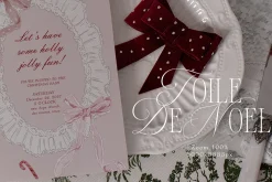 Toile De Noel Christmas Mockup