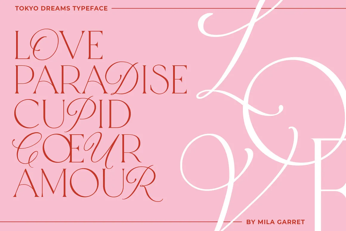 Tokyo Dreams Display Ligature Serif