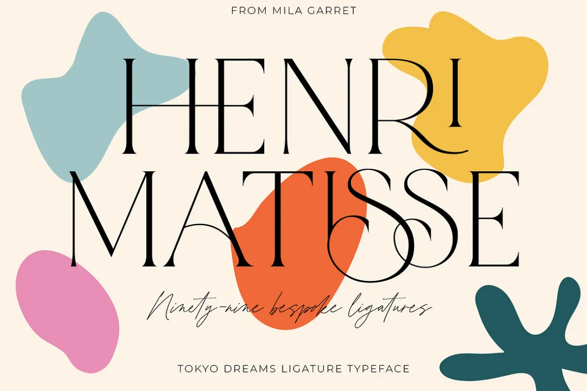 Tokyo Dreams Display Ligature Serif