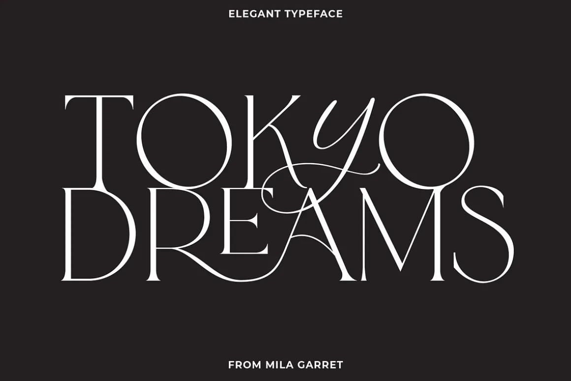 Tokyo Dreams Display Ligature Serif