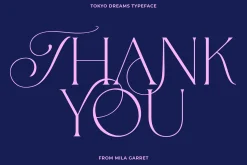 Tokyo Dreams Display Ligature Serif