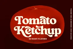 Tomato Ketchup Retro Serif Font