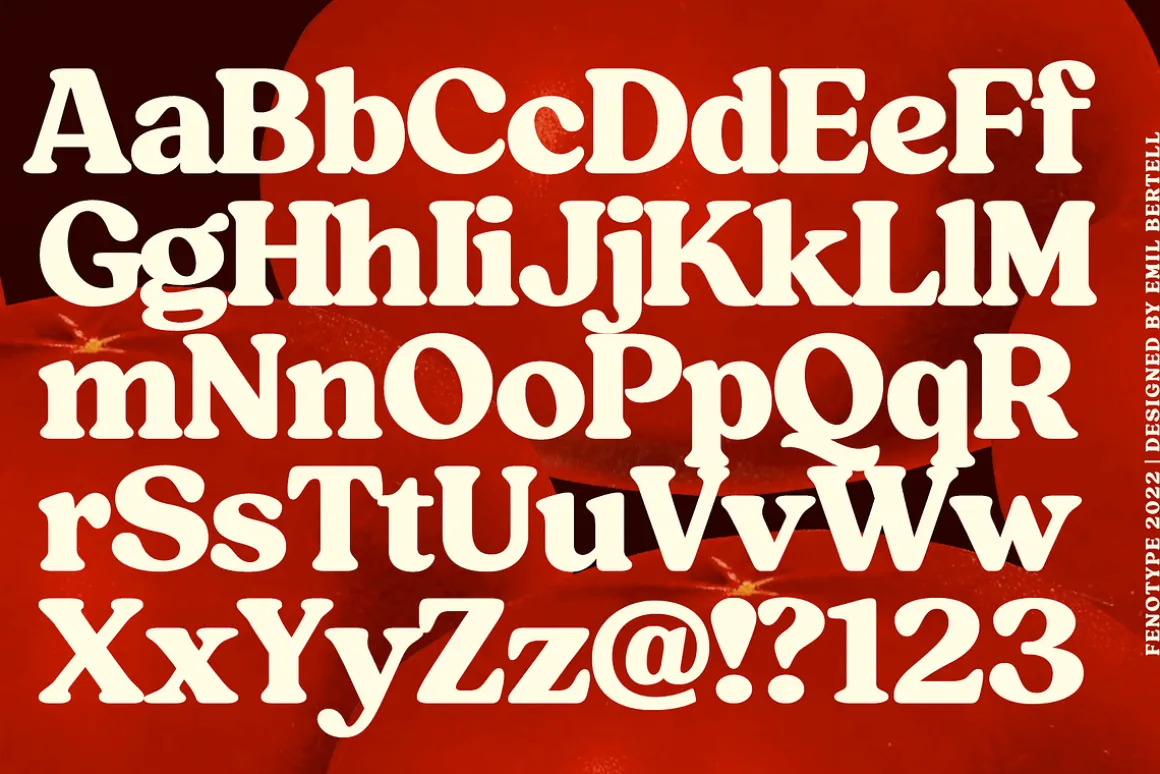 Tomato Ketchup Retro Serif Font