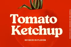 Tomato Ketchup Retro Serif Font
