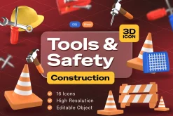Tools and Safety Construction 3D