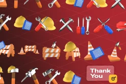 Tools and Safety Construction 3D