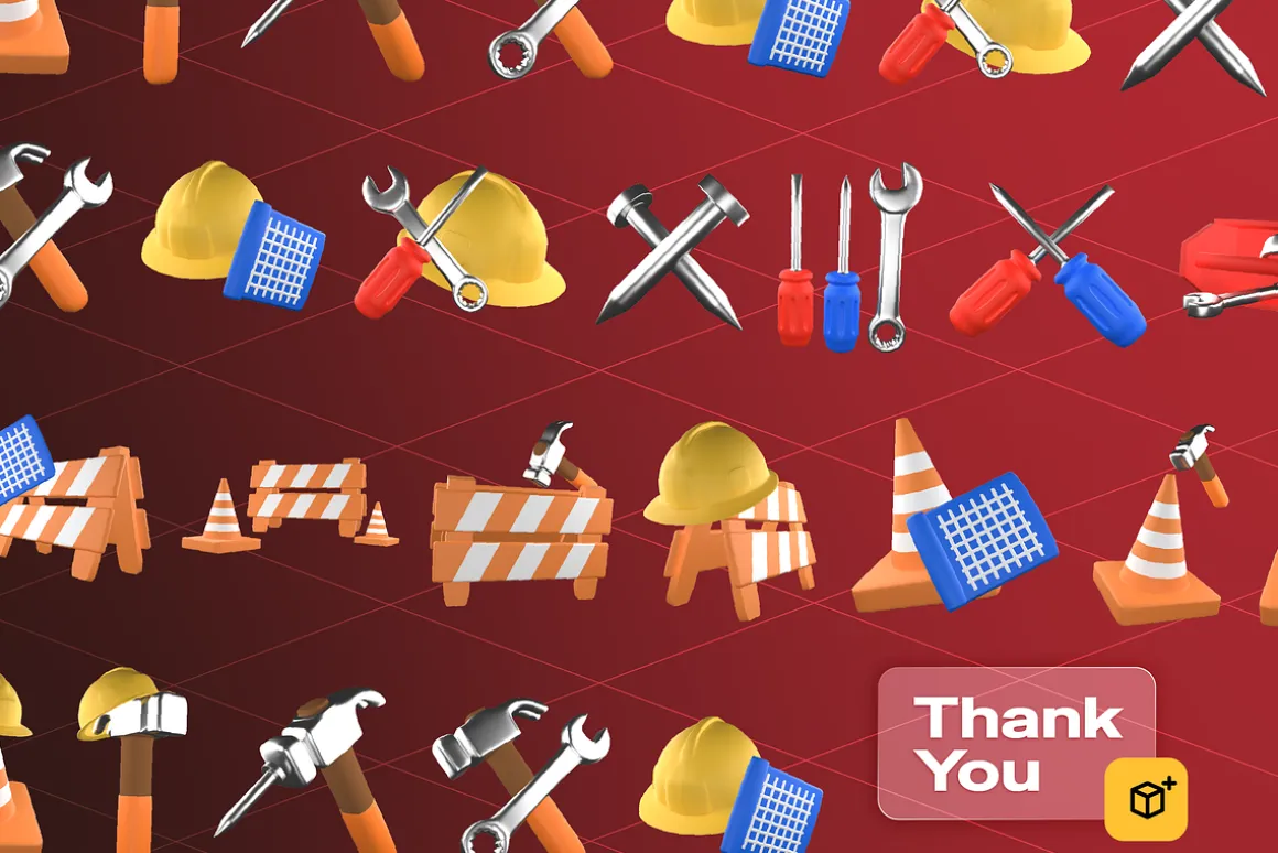 Tools and Safety Construction 3D