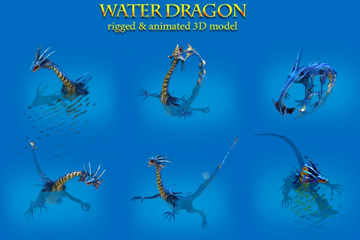 Toon Water Dragon
