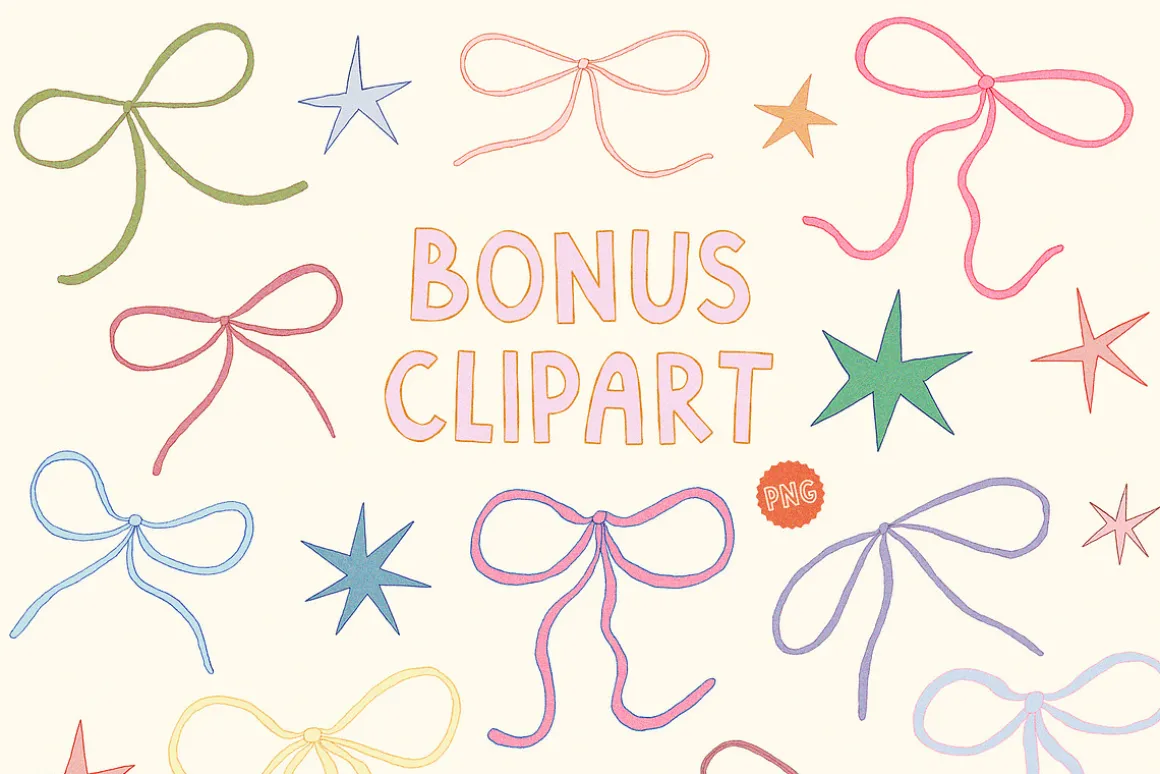 Top Bow Romantic Font Family
