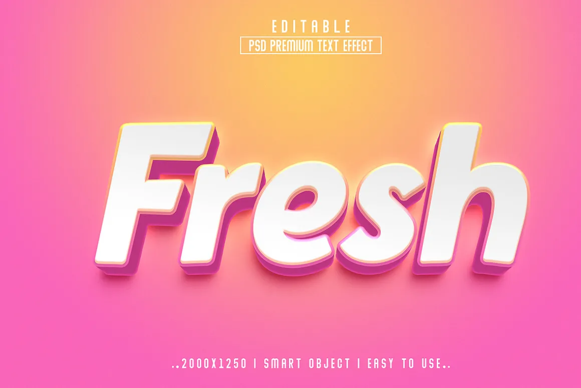 Top 3d Psd Text Effect Style