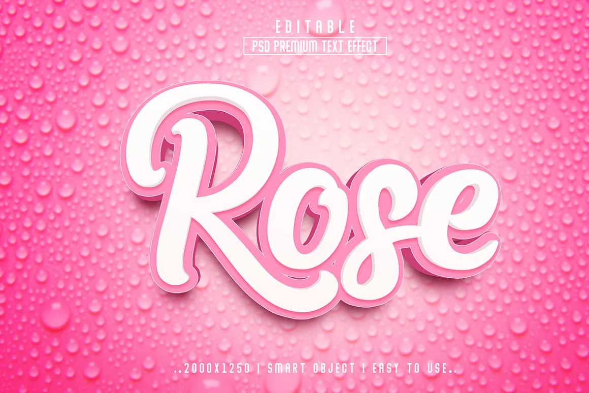 Top 3d Psd Text Effect Style