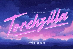 Torchzilla - Retro Script